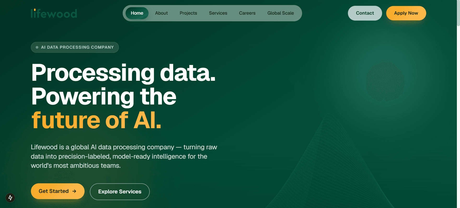 Corporate Website, Lifewood Data Technology premium corporate site